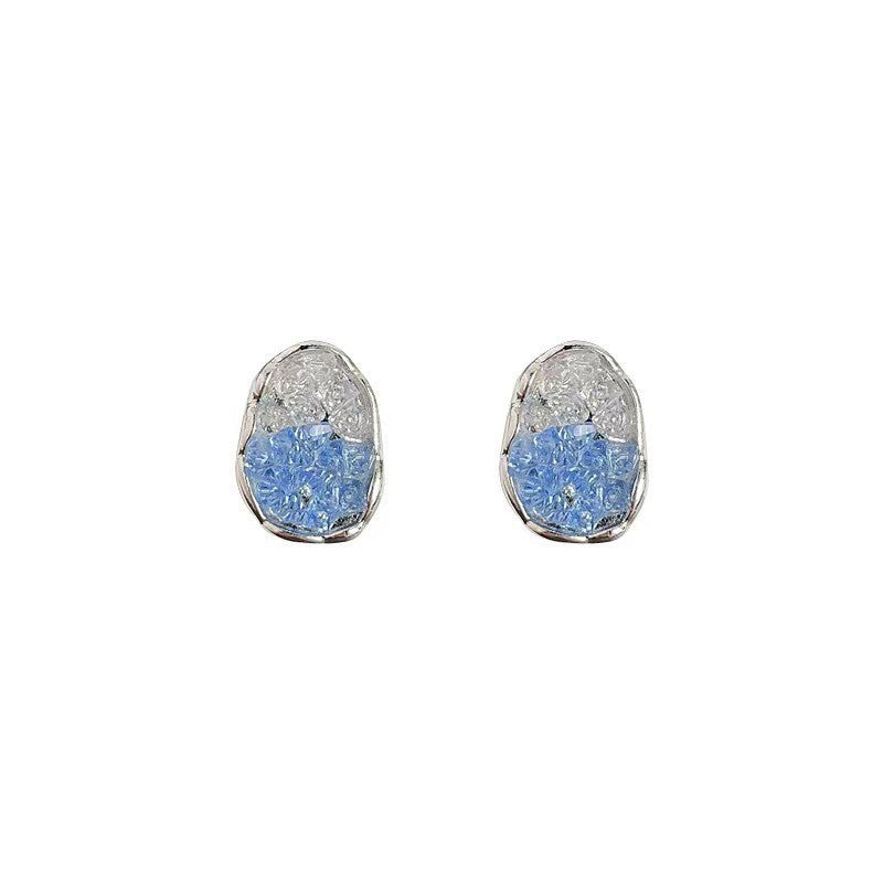 6 Set - New trend crystal earring (Mix color) (Unit price 32)