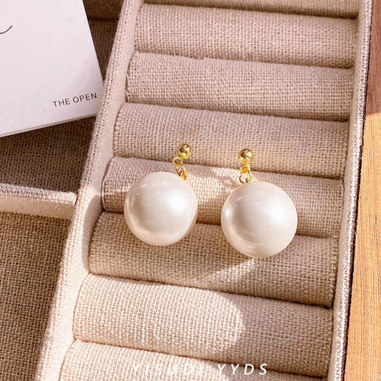 6 Set - Luxury pearl earrings - White (1 Set price - 29)