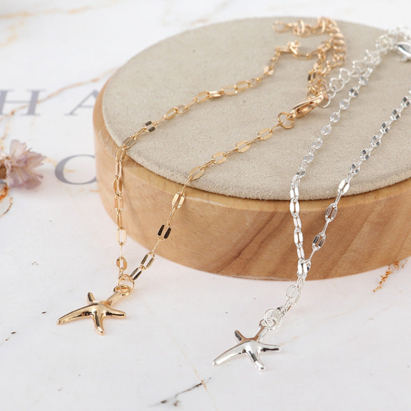 12 Pc - Starfish Pendant Anklet (Unit Price - 19)