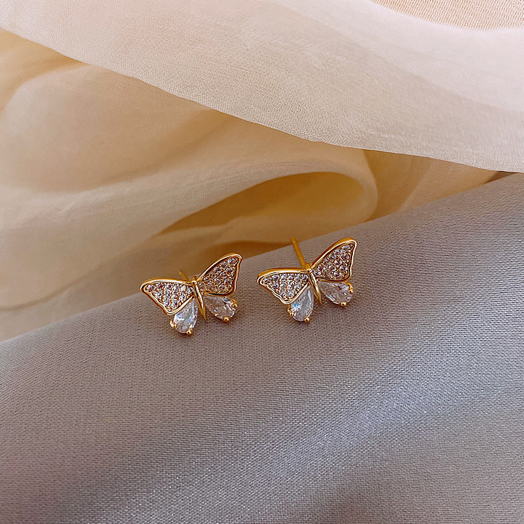 6 Set - Small butterfly earrings (Unit price 21)
