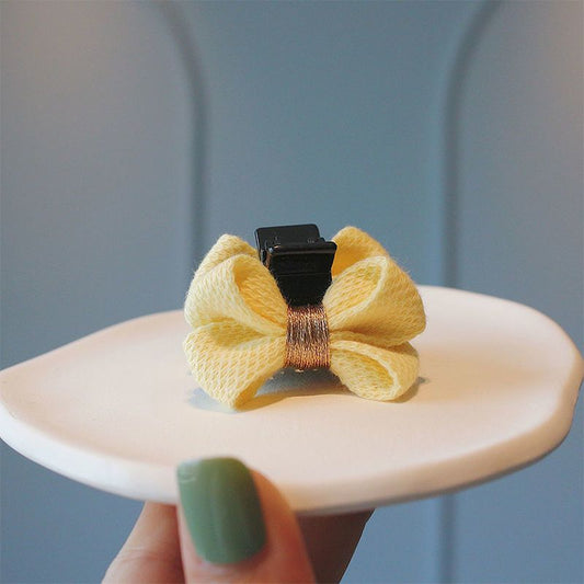 3 Pc - Yellow Bow Cluther (Unit Price - 20)