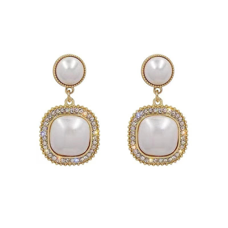 6 Pairs - Simple and Versatile Diamond Stud Earrings (1 Pair Price - 34)