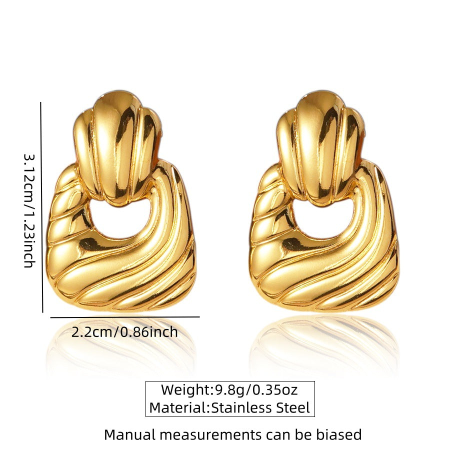 3 Pairs - Versatile Irregular Geometric Earrings (1 Pair Price - 44)
