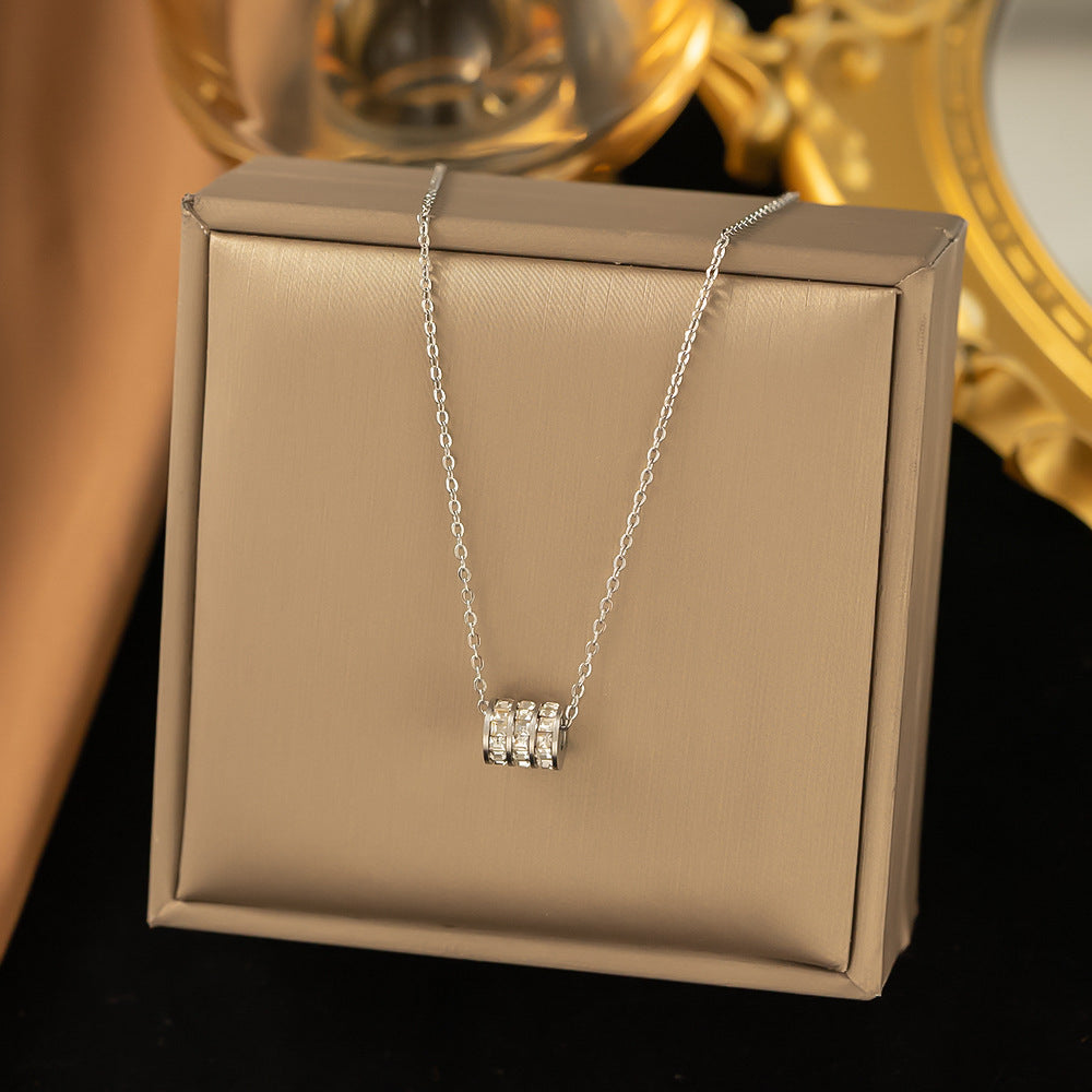 3 Pc - Anti Tarnish Small waist necklace - Silver (1 Pc Price - 45)