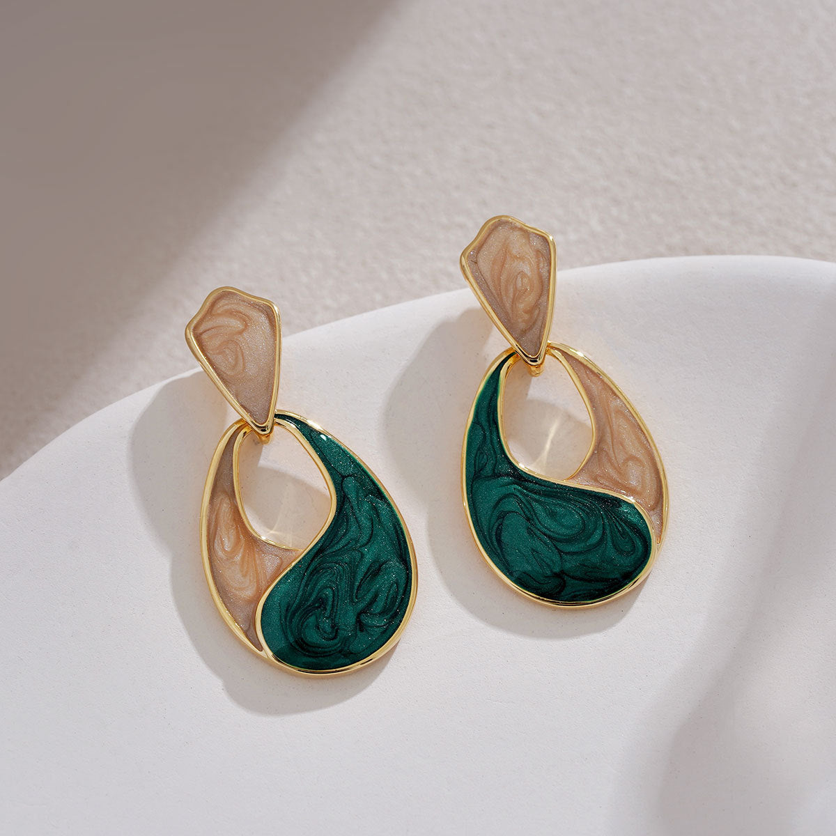 6 Set - Teardrop earrings (Mix Color) (Unit price 30)