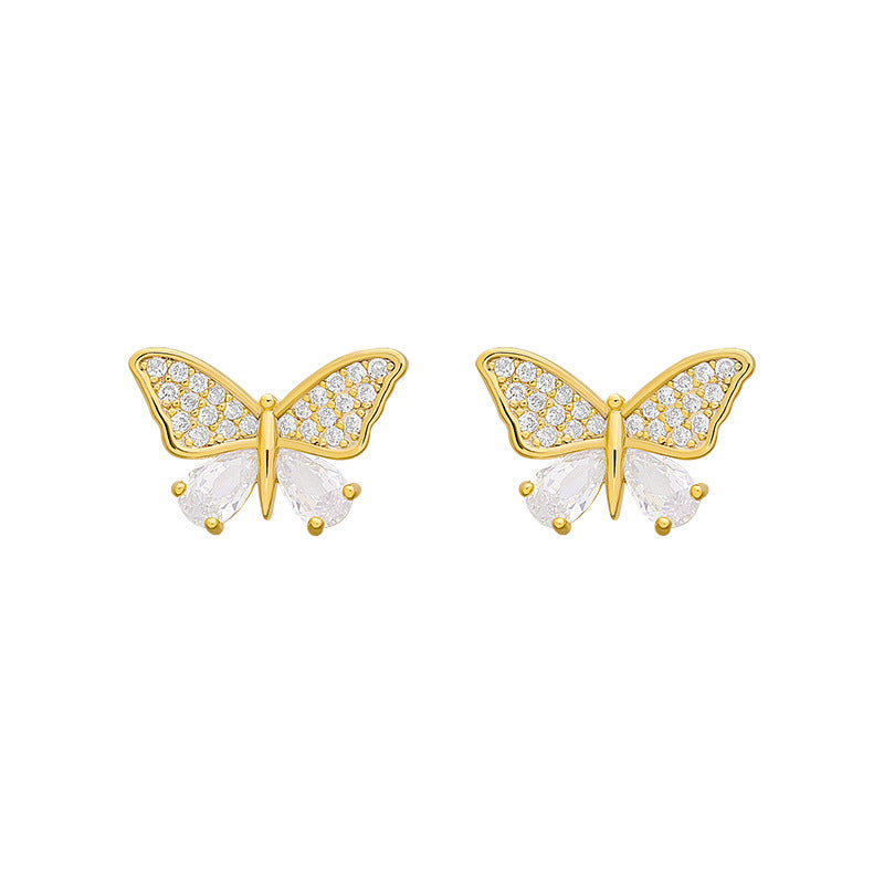6 Set - Small butterfly earrings (Unit price 21)