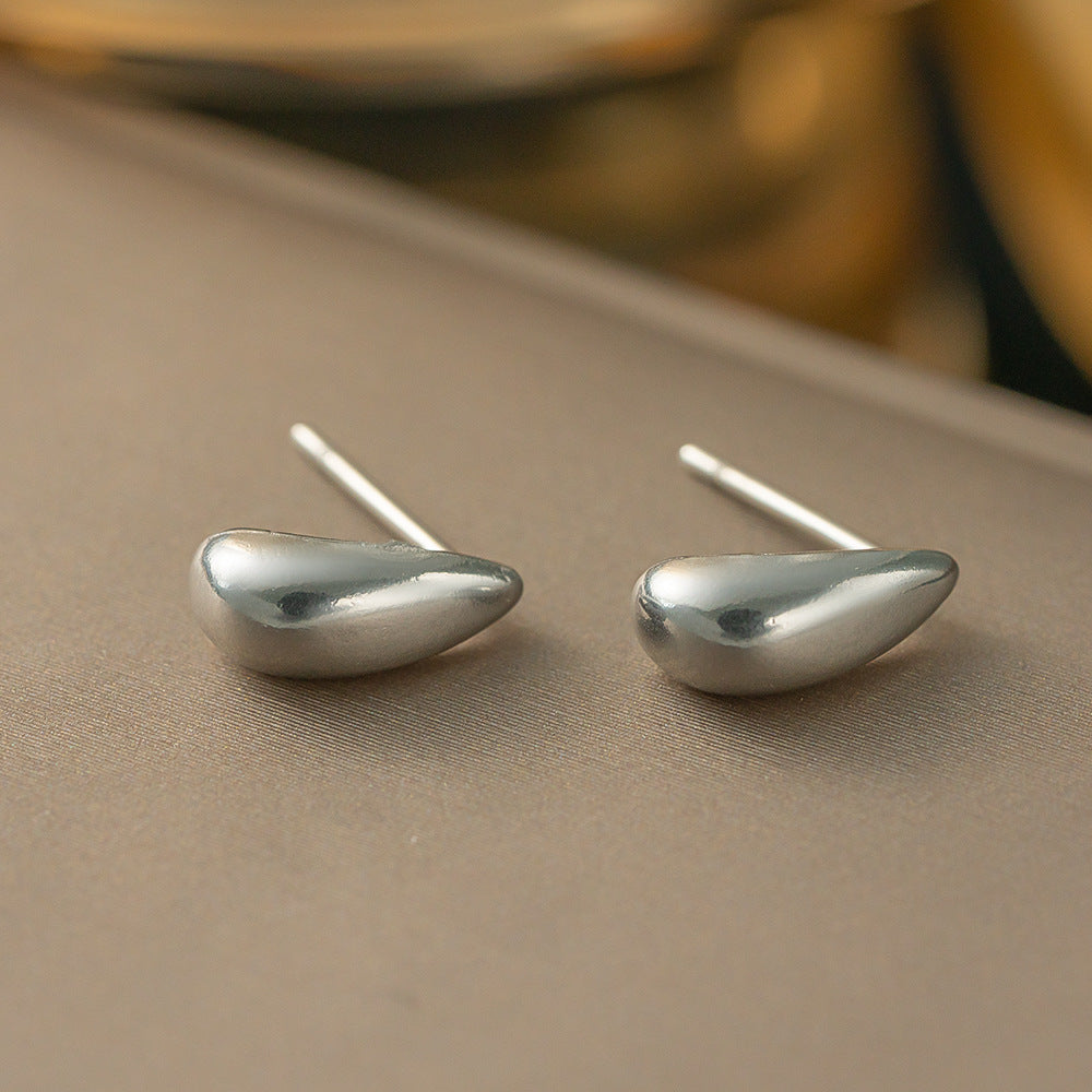 3 Pairs - Anti Tarnish Water drop earrings silver (1 Pair Price - 46)