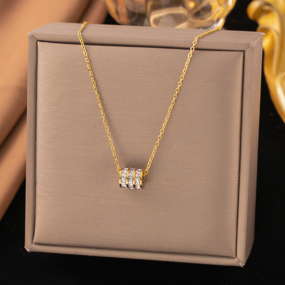 3 Pc - Anti Tarnish Small waist necklace - Gold (1 Pc Price - 58)