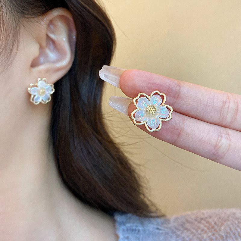 6 Pairs - Popular Fashion Super Fairy Flower Earrings (1 Pair Price - 20)