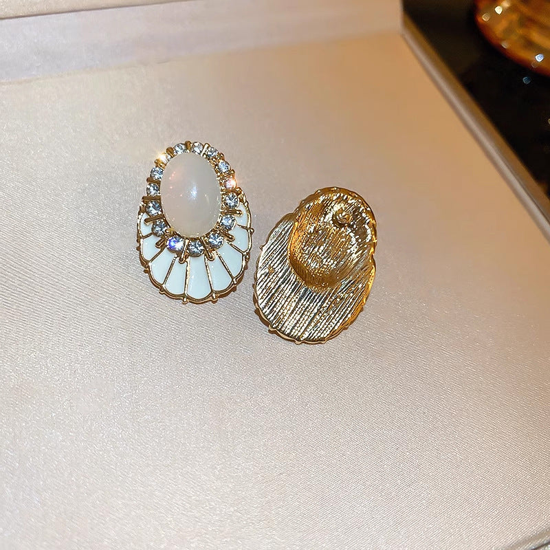 6 Pairs - Skirt Oil Drop Earrings (1 Pair Price - 30)