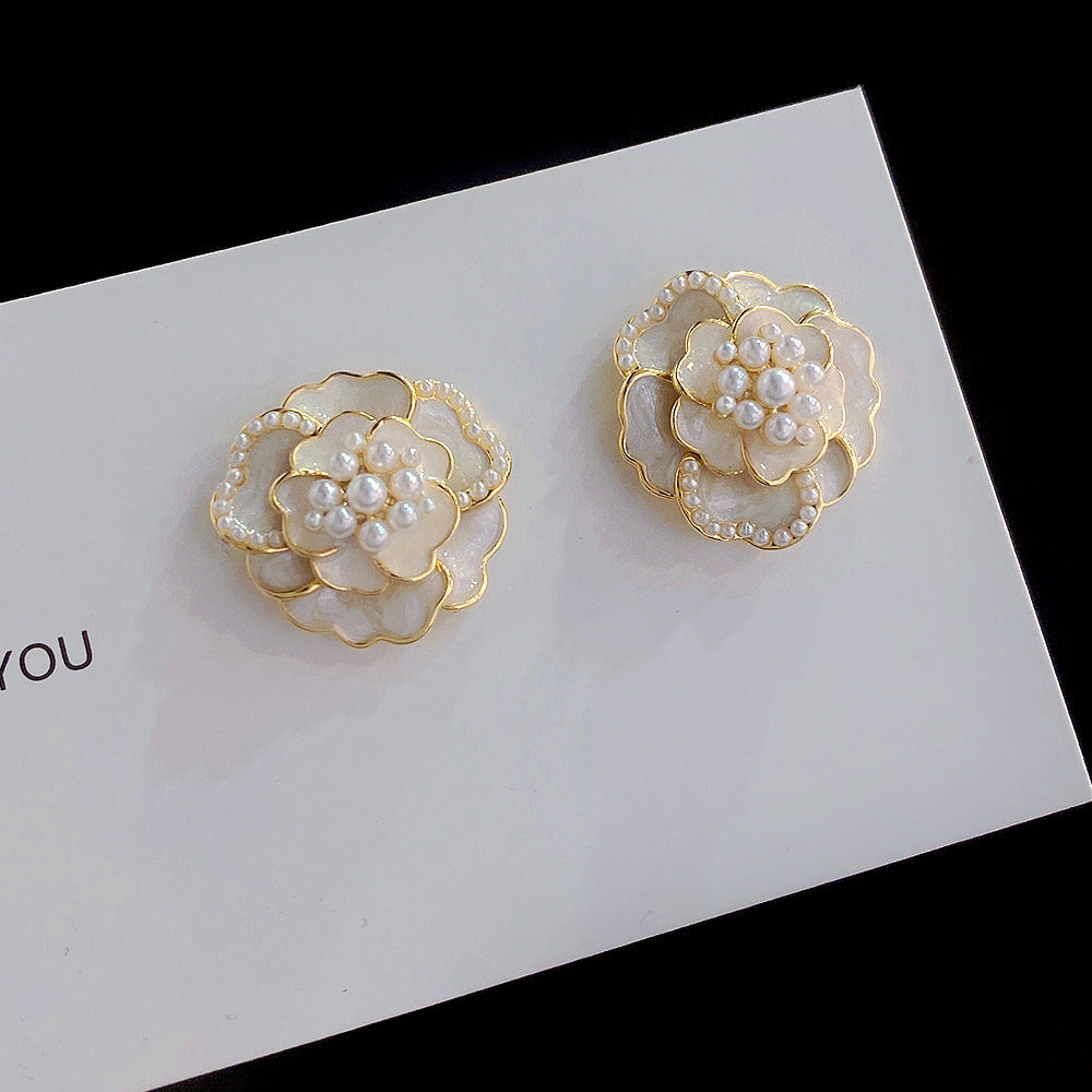 6 Set - Camellia Earrings (Mix Color) (Unit price 33)