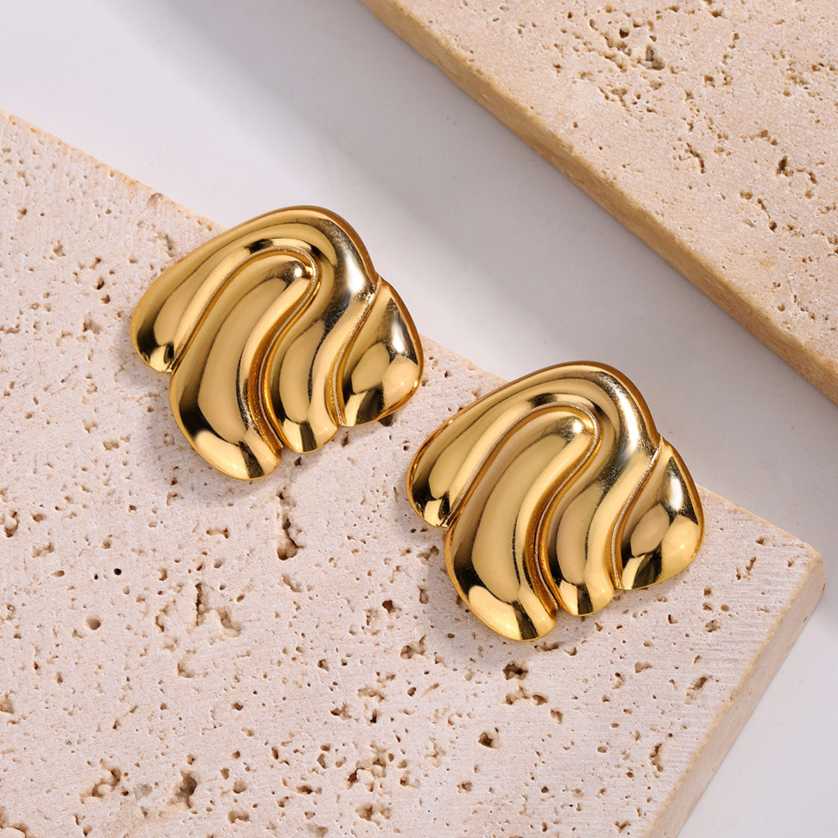 3 Pairs - Anti tarnish latest design earrings (1 Pair Price - 44)