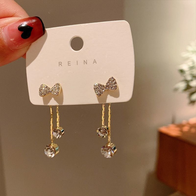 6 Set - New spring exquisite bow earrings (Unit price 41)
