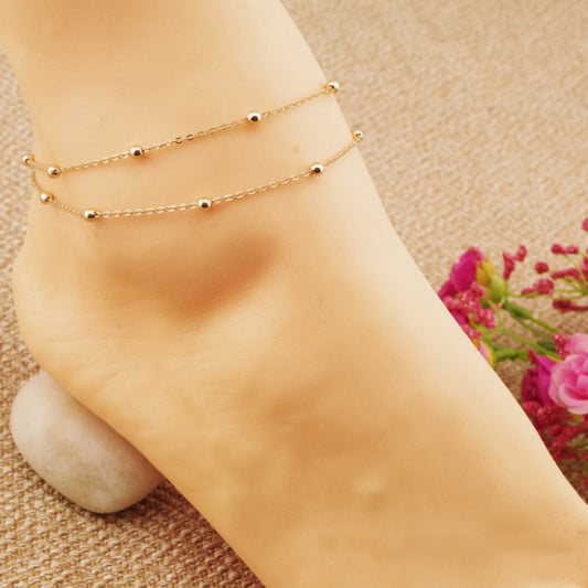 12 pc- Twin Chain Anklet (Unit Price - 13)