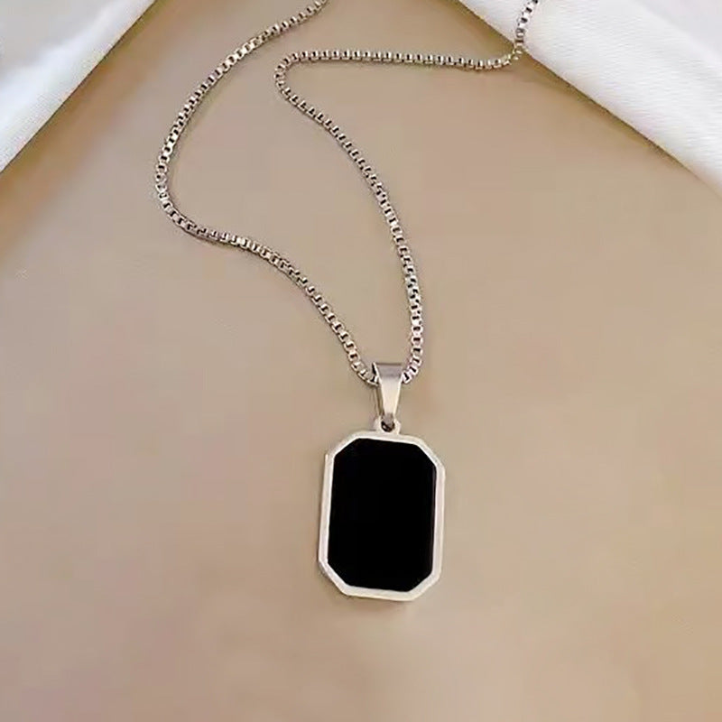 6 Pc - Geometric Pendant Necklace (Mix Color) (1 Pair Price - 27)