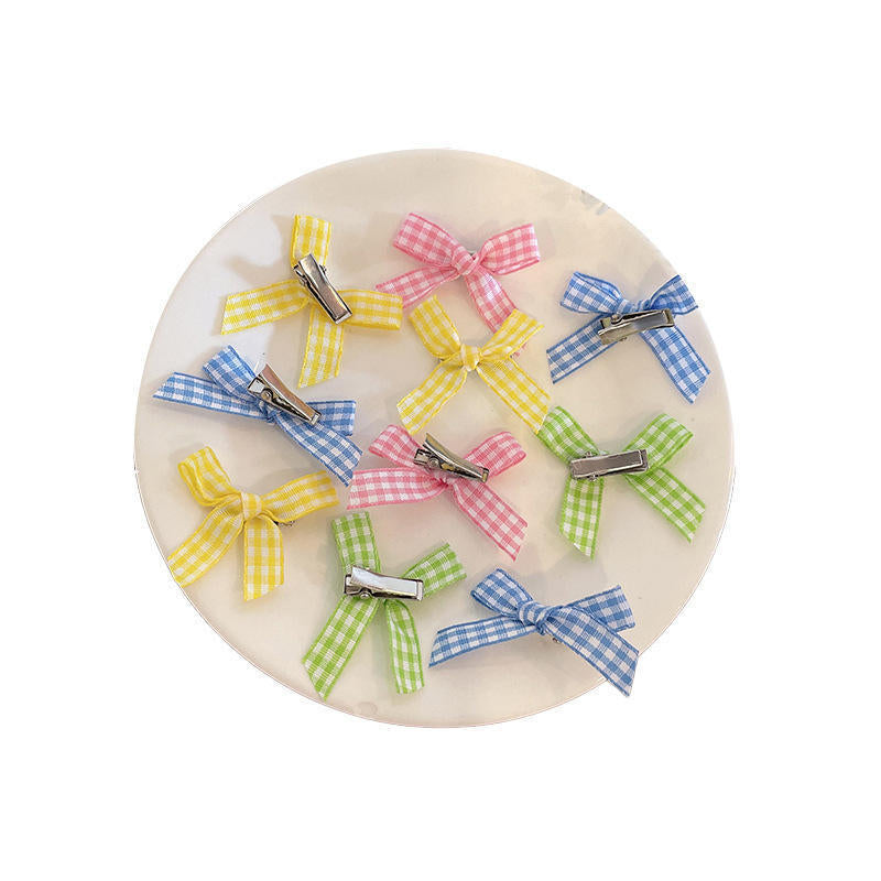 Korean style small duckbill clip - Yellow (10 Pc Set Card packing)