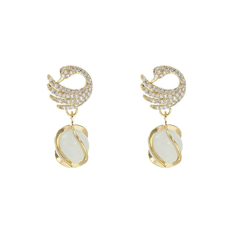 6 Set - High-end swan earrings (Unit price 29)