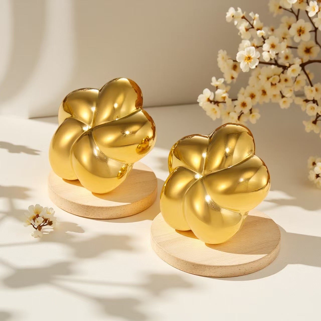 3 Pairs - Anti tarnish new style flower earrings (1 Pair Price - 44)