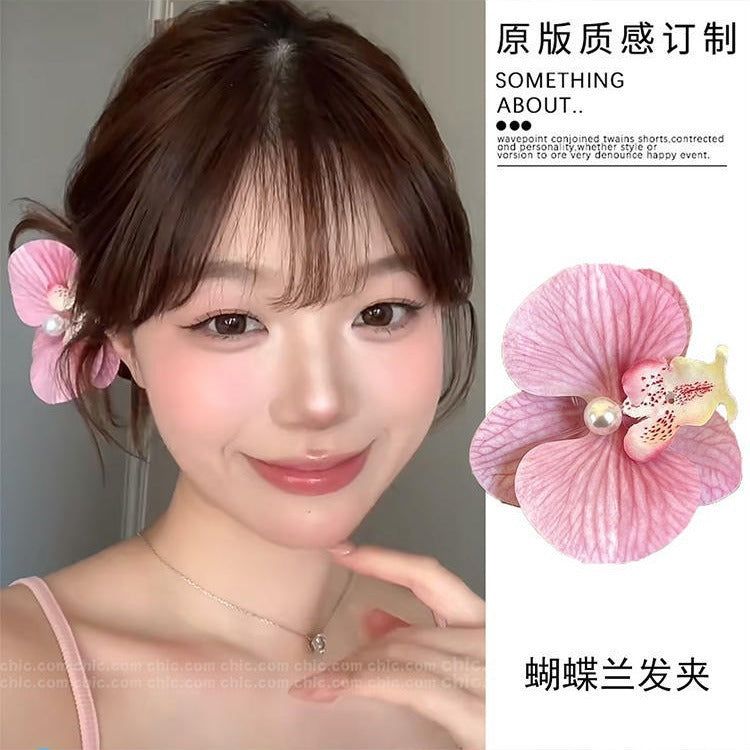 6 Pc - Artificial Flower Headwear Side Clip opp packing (1 Pc Price - 23)