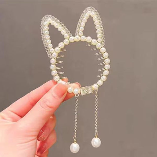 Cat Ears ball buckle hairclip