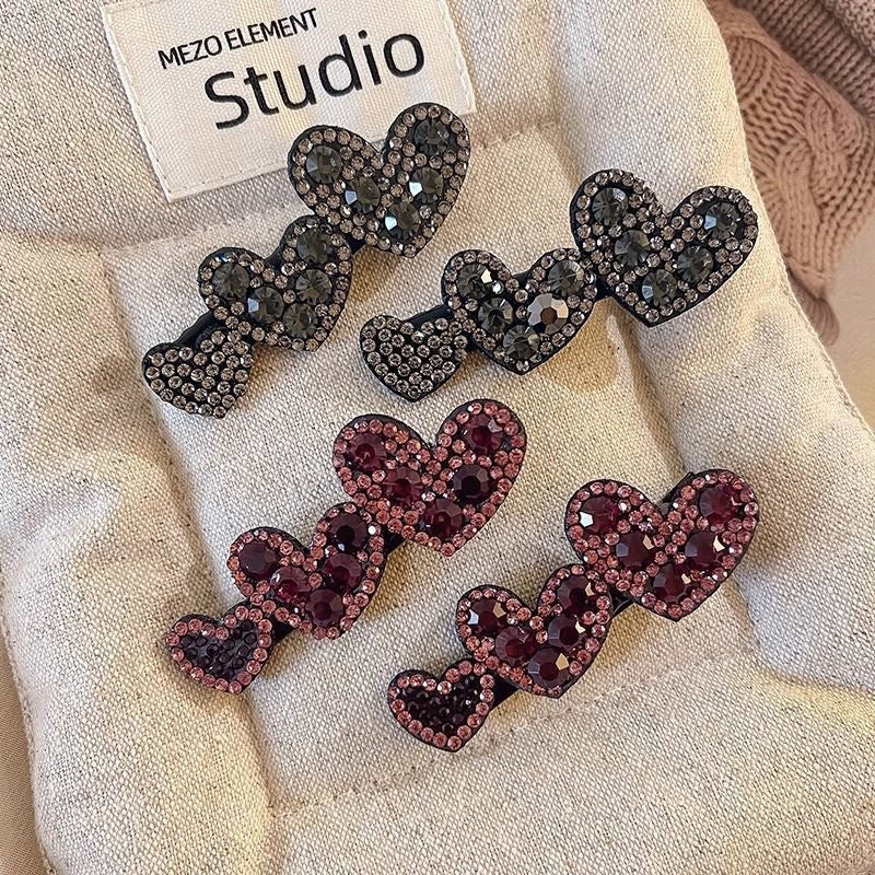10 Pc - Heart-Shaped Duckbill Clip (Mix Color) (Unit Price - 9)