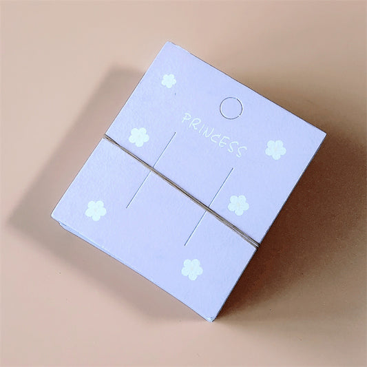 Purple 7*8 cm colored cardstock for adults and children - packaging material with OPP bag (Pack of 100)