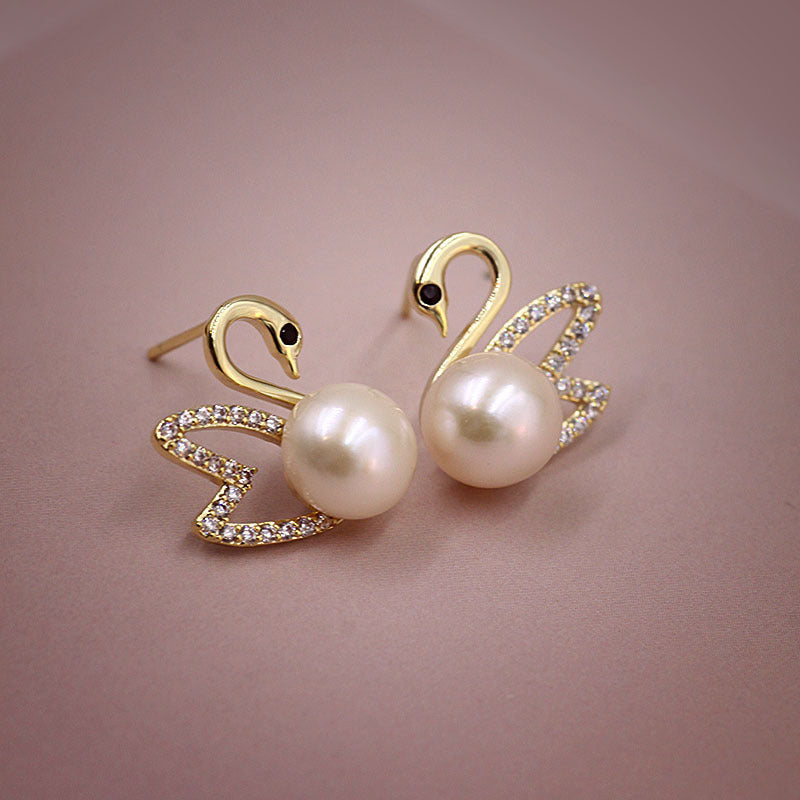 6 Set - Classic Little Swan Earrings (Unit price 23)