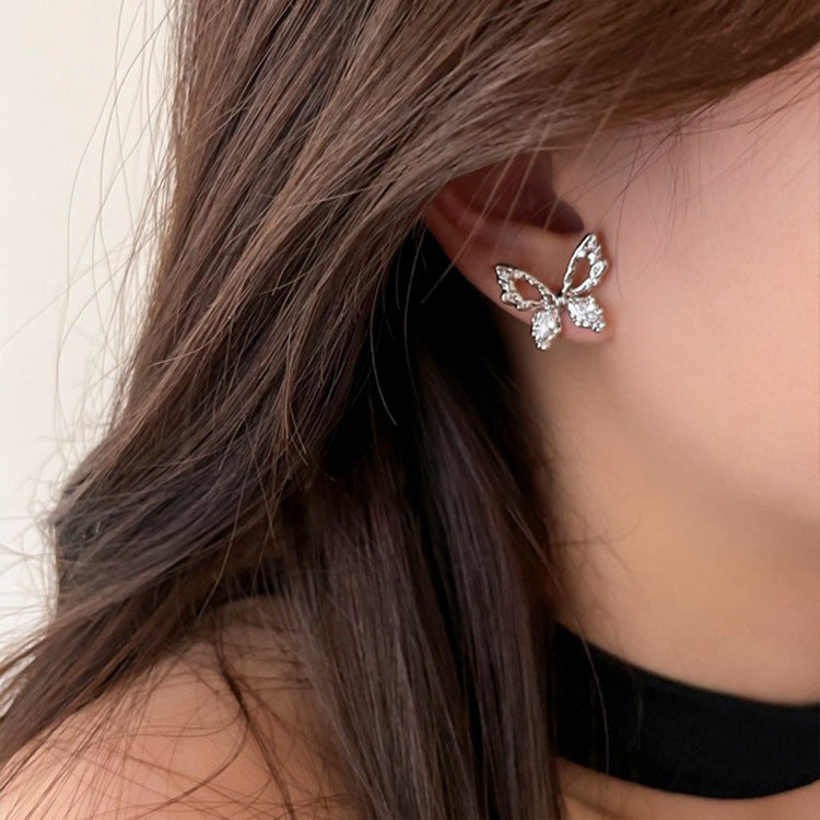 6 Set - Hollow wings butterfly earrings (Unit price 22)