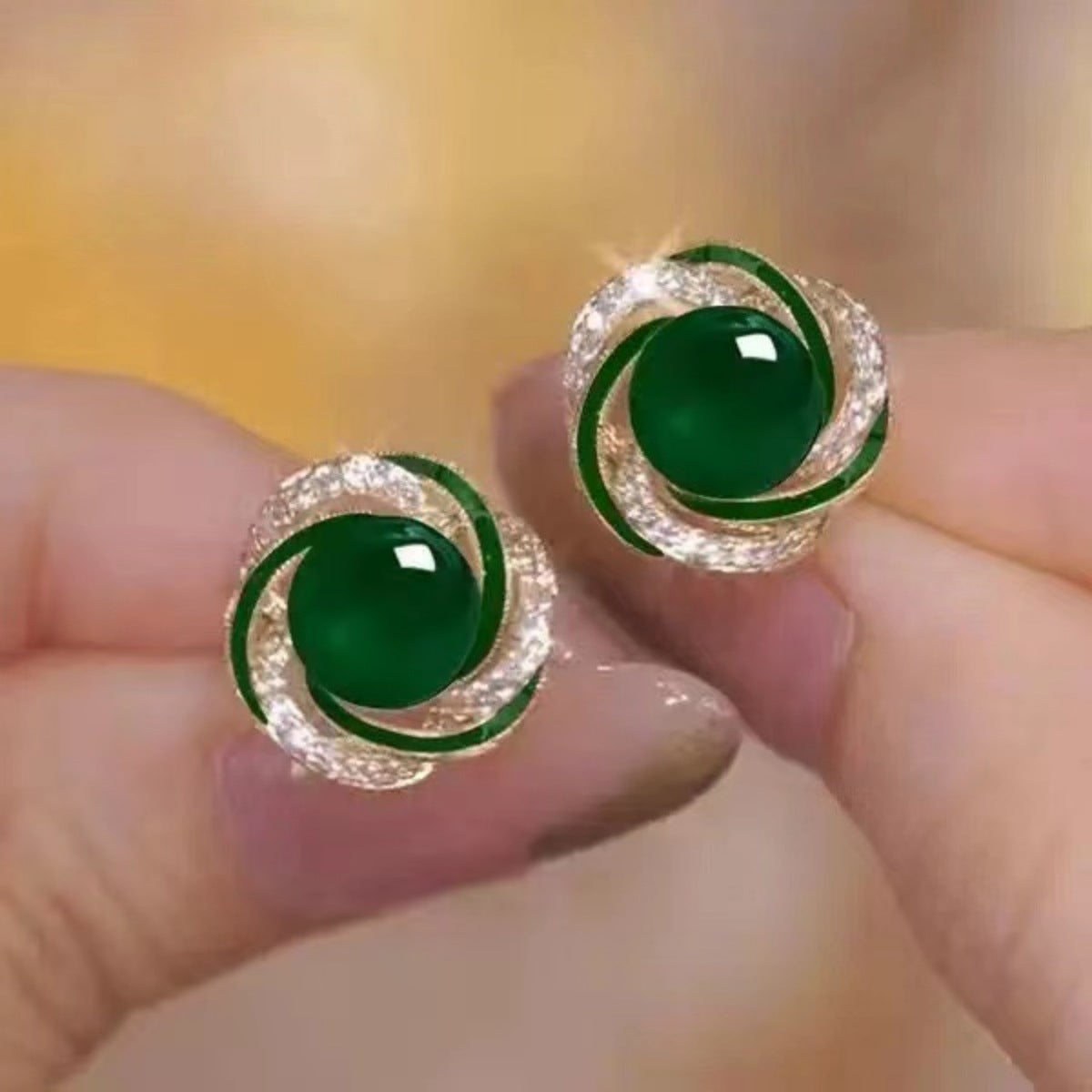 6 Pairs - Colored Pearl French Fashion Earrings (Mix Color) (1 Pair Price - 25)