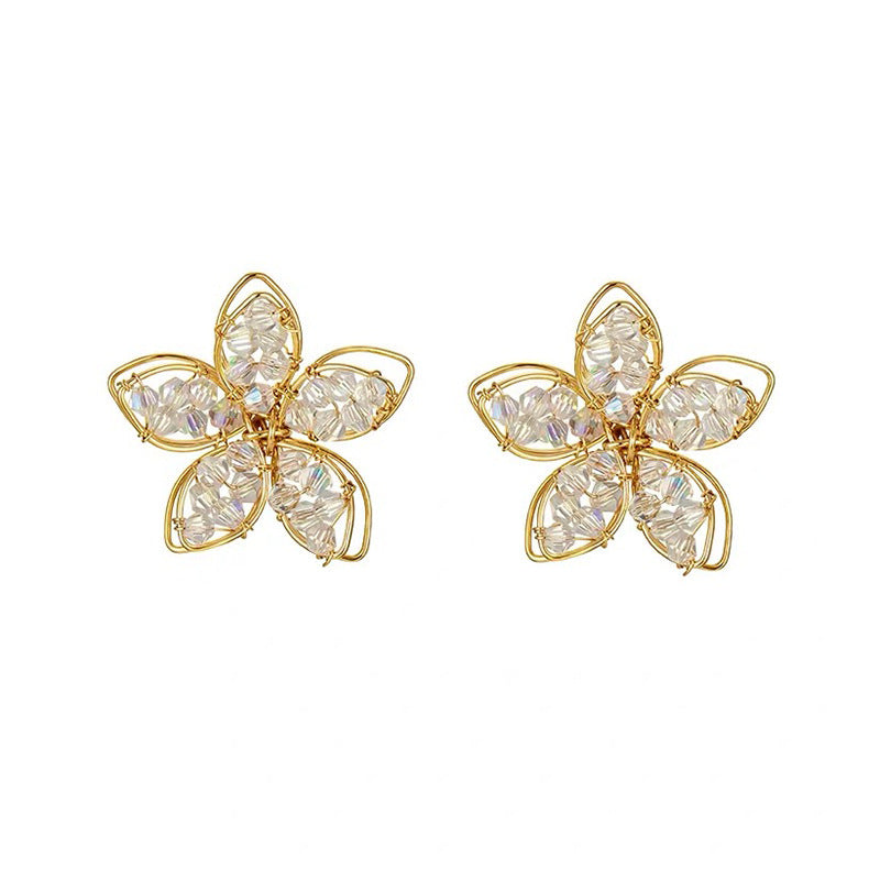6 Set - Three-dimensional flower earrings (Unit price 46)