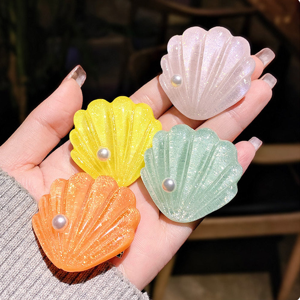 6 Set - 2-Piece Set of Starfish Shell Hairpins opp packing (1 Set Price - 21)