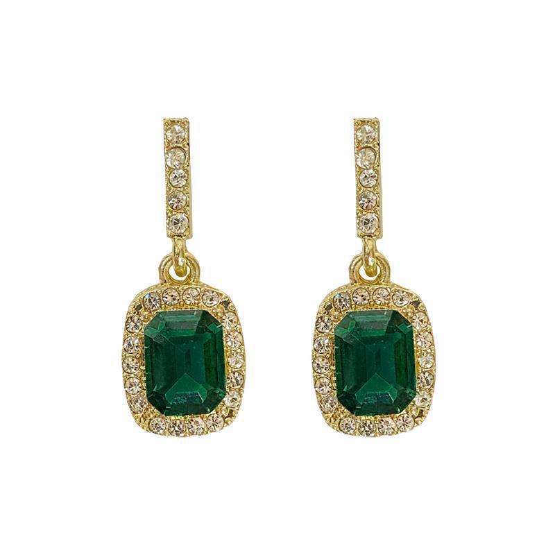6 Set - Gemstone earrings (Mix color) (Unit price 26)