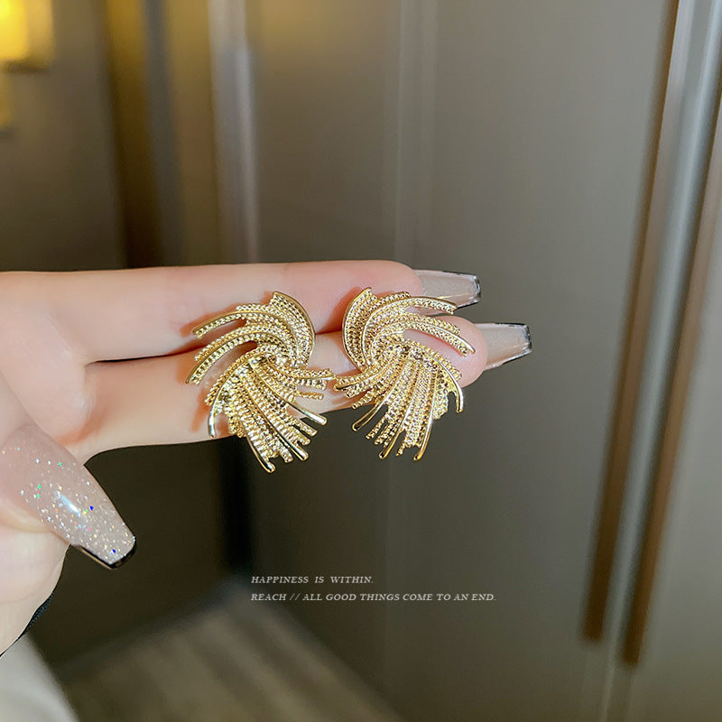 6 Pairs - Swirl-Shaped Earrings (1 Pair Price - 26)