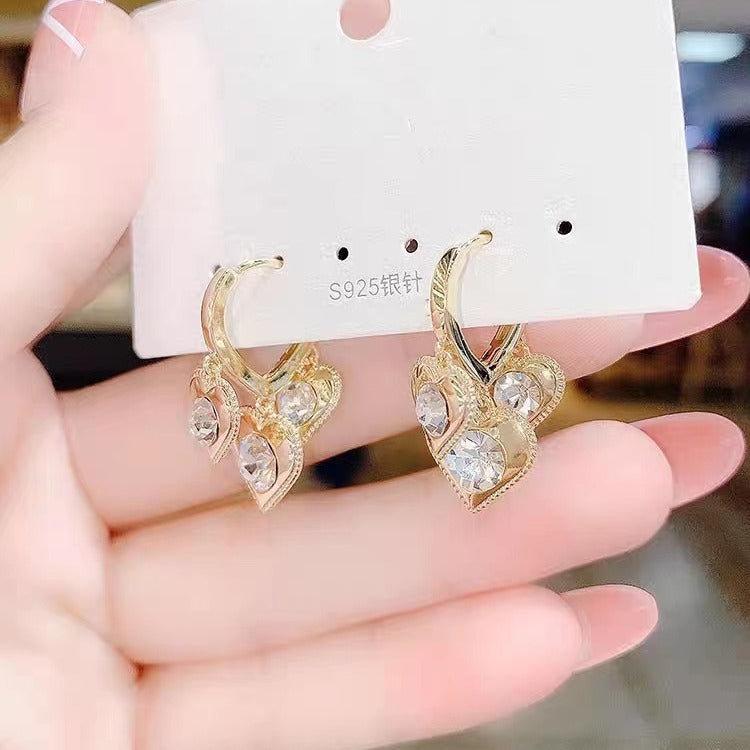 6 Pairs - Three Lives Three Worlds Love Earrings (1 Pair Price - 51)