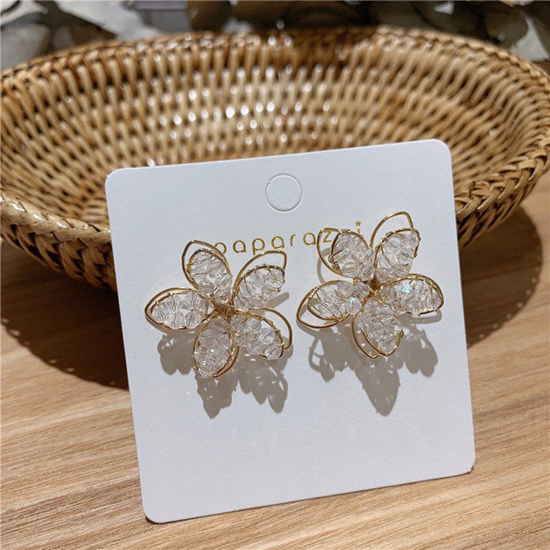 6 Set - Three-dimensional flower earrings (Unit price 46)
