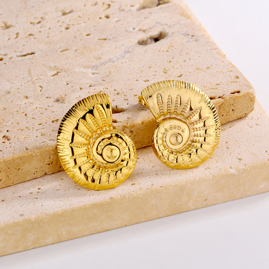 3 Pairs - Anti tarnish shell earrings (1 Pair Price - 44)