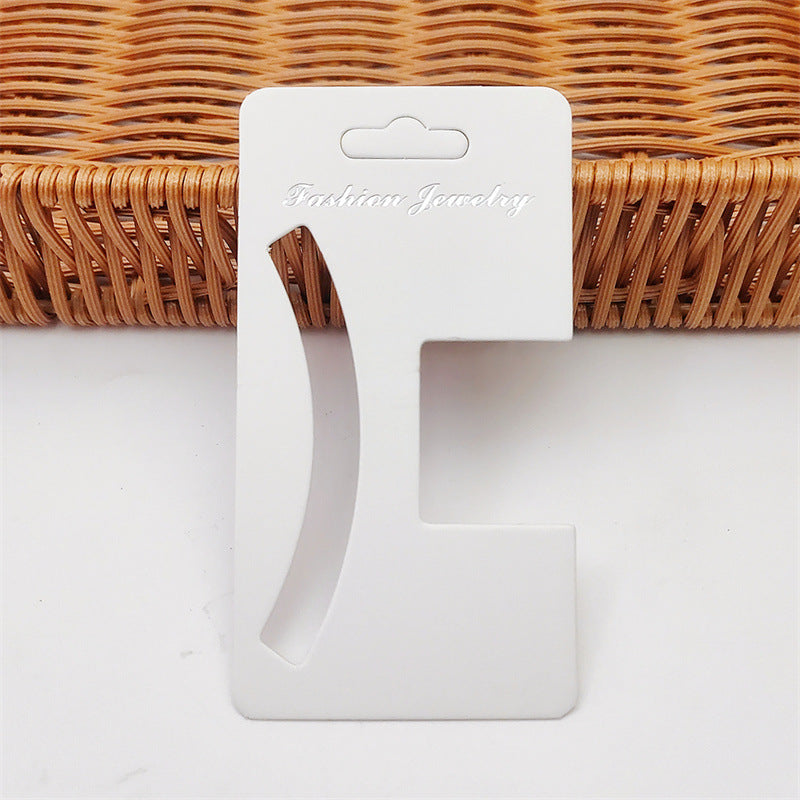 Medium-sized hair clip cluther cardstock [5.5*10.2 cm] (pack of 100)