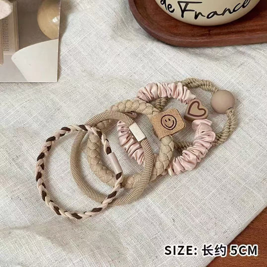 New style rubber band - Khaki 5-piece set