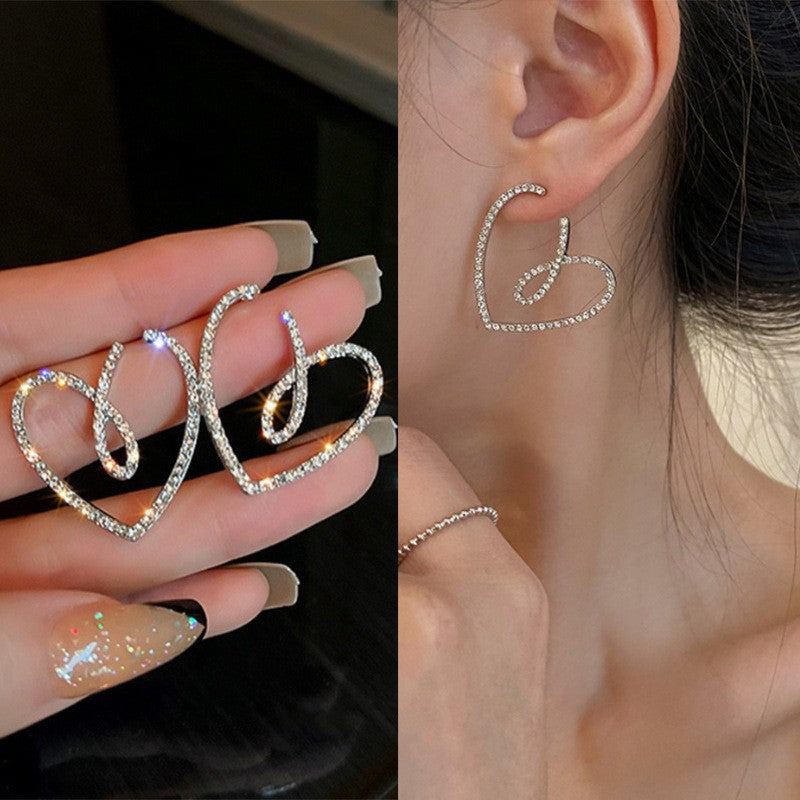 6 Pairs - Love earrings (1 Pair Price - 33)