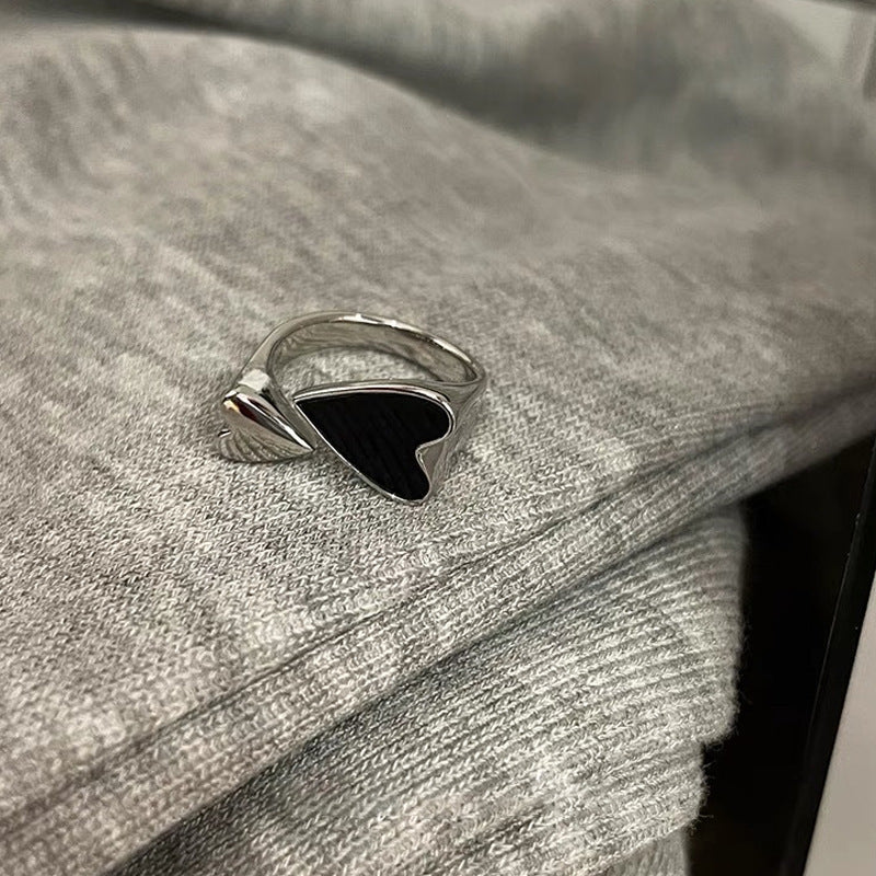6 Set - Black love ring (Unit price 13)