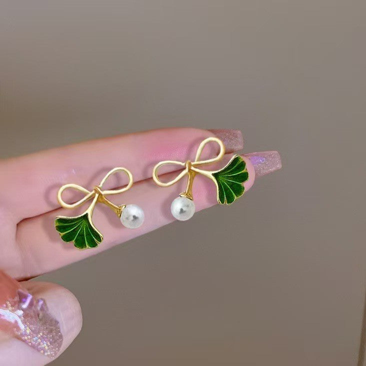 6 Pairs - Fresh Mori Earrings (Mix Color) (1 Pair Price - 32)