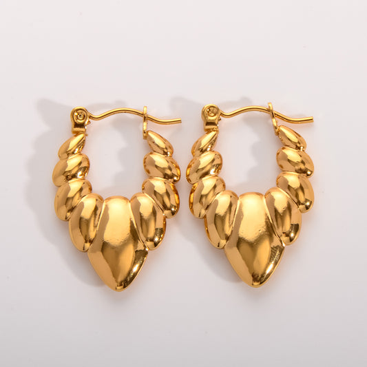 3 Pairs - Twist Drop Earrings for Women (1 Pair Price - 40)