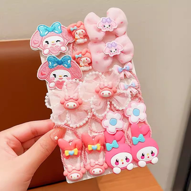 Pink Melody rubber band (18 pc set)