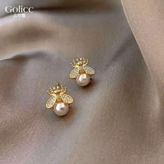 6 Pairs - Little Bee Earrings (1 Pair Price - 18)