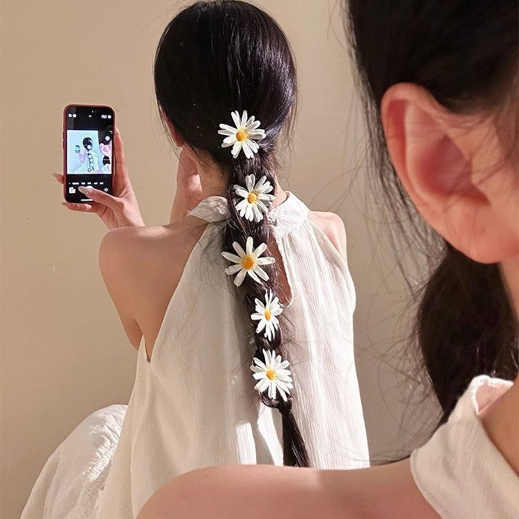 6 Pc  - Tulip Flower Hair Clip opp packing (1 Pc Price - 11)