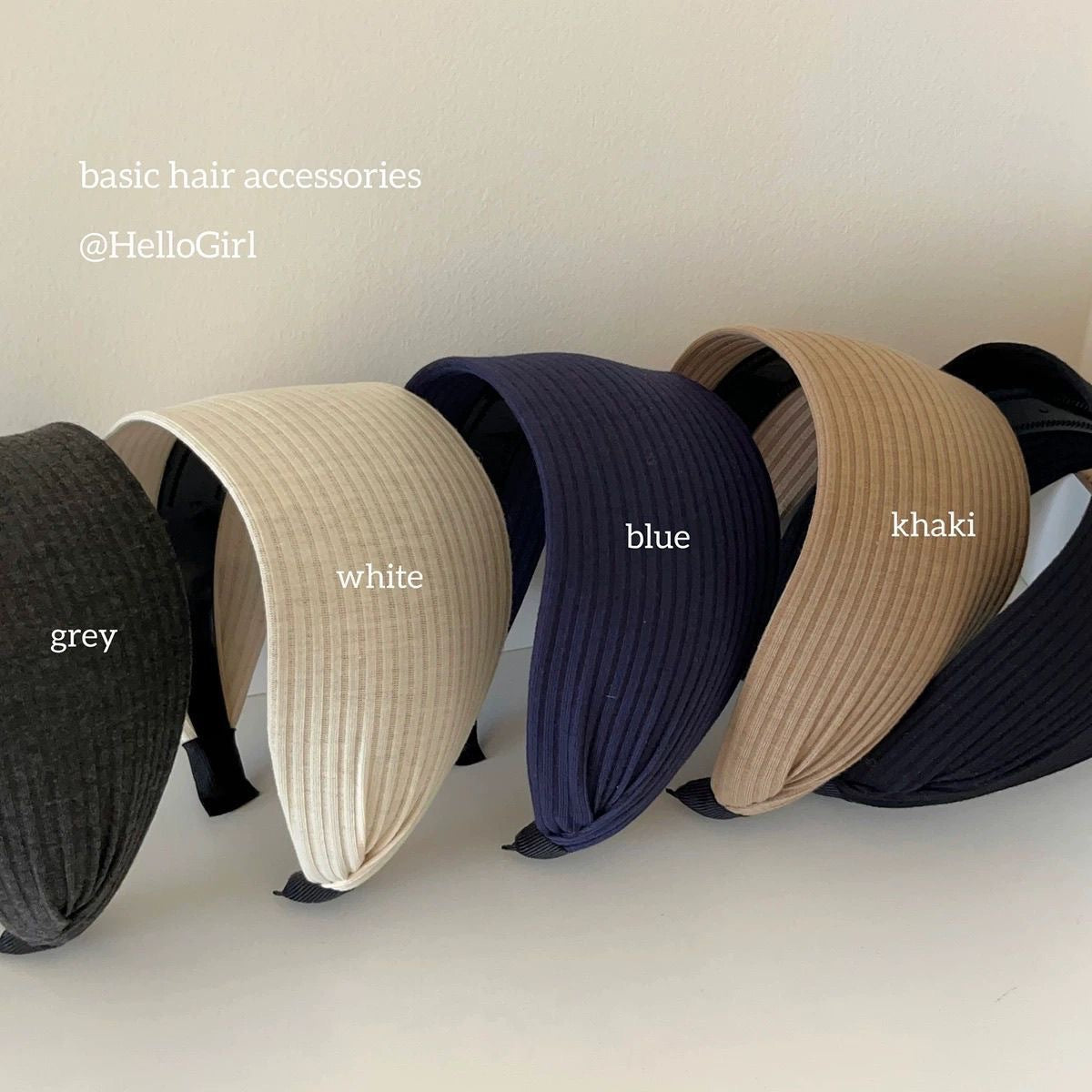 6 Pc - Knitted Ribbed Headband (Mix Color) (Unit Price - 33)
