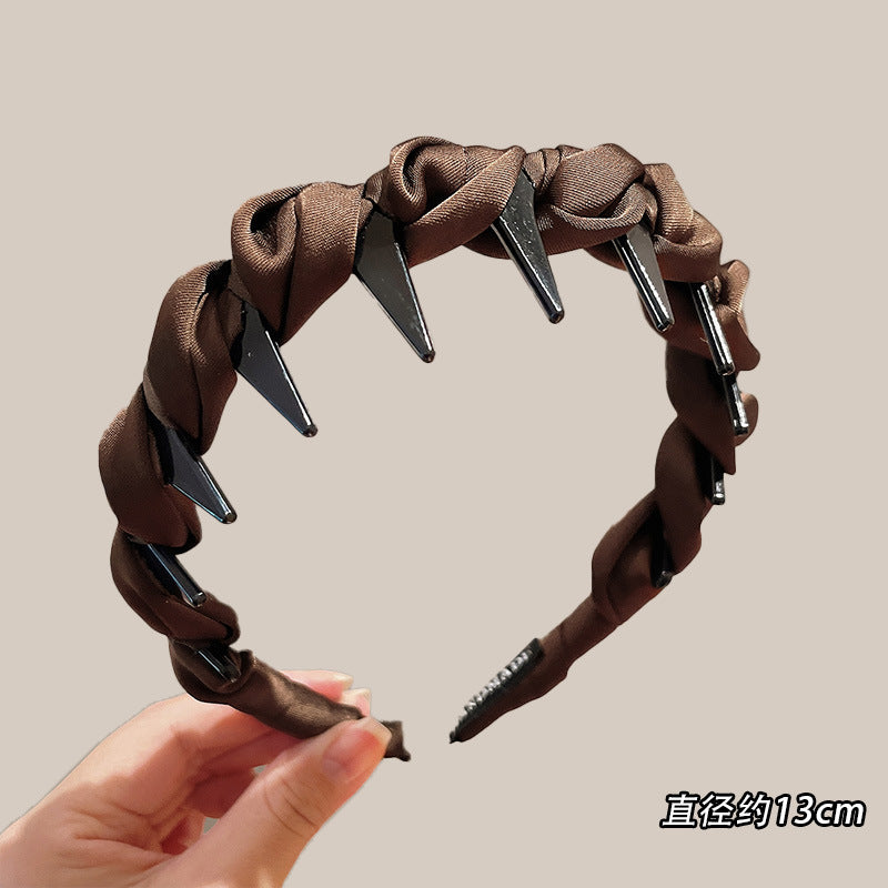 6 Pc - High Crown Headband for Women (Mix Color) (Unit Price - 43)
