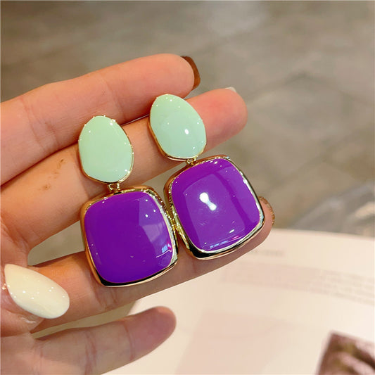 6 Set - Geometric earrings (Mix color) (Unit price 35)