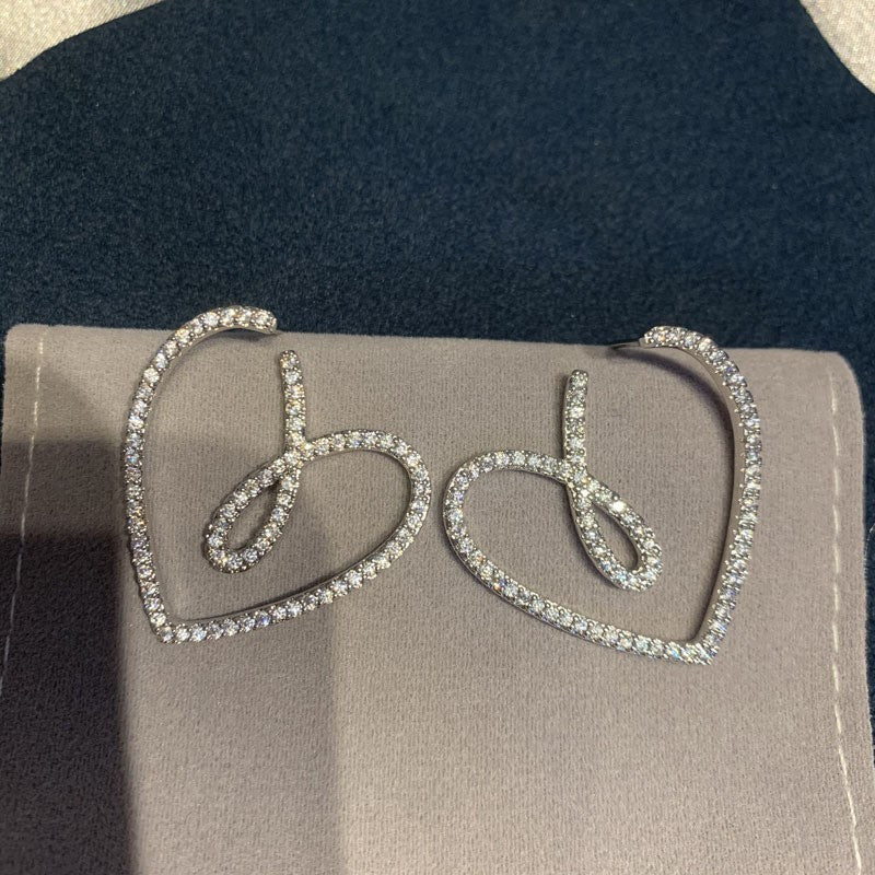 6 Pairs - Love earrings (1 Pair Price - 33)