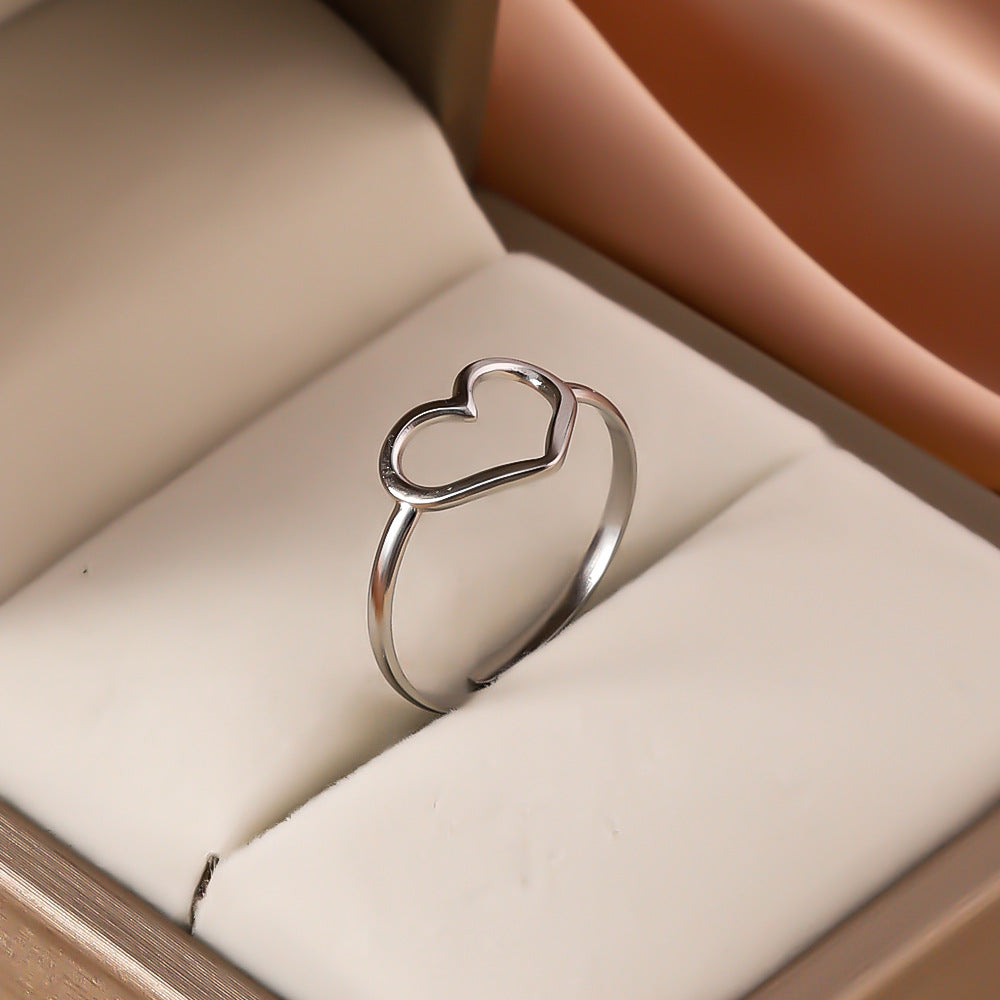 3 Pc - Love Ring  - Silver (Unit Price - 42)